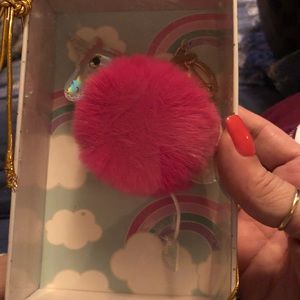 sheffield home Accessories - BN unicorn pompom key chain sheffield home Accessories - BN unicorn pompom key chain